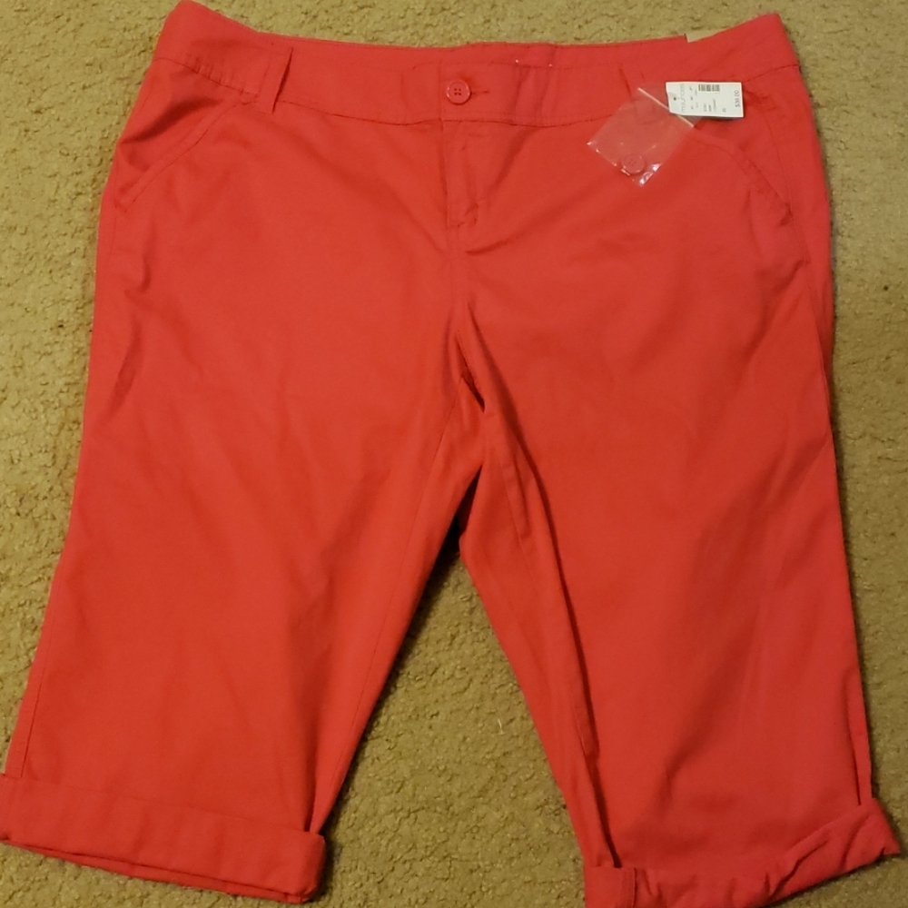Maurices Coral Cropped pants